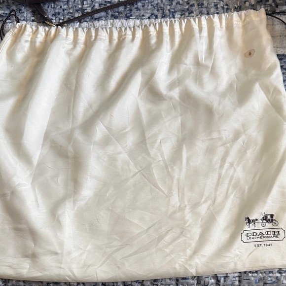 Coach Dark Brown Leather Men's Briefcase - Picture 4 of 4